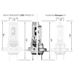 OSRAM 64210DWNBSP-1HB LED svítidlo NIGHT BREAKER® LED SPEED H7 16 W 12 V