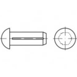 TOOLCRAFT TO-5438952 půlkulatý rýhovaný hřeb 2 mm ocel 5000 ks