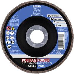 PFERD TOOLS 67784125 Z Sg Power Steelox vějířovitý brusný kotouč Průměr 125 mm Ø otvoru 22.23 mm Zrnitost 40 10 ks