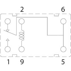 Zettler Electronics AZ9571-1C-3DE, 507446 relé do DPS, monostabilní, 1 cívka, 60 V/DC, 125 V/AC, 1 A, 1 ks
