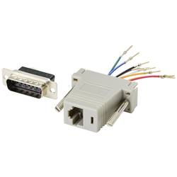TRU COMPONENTS D-SUB adaptér D-SUB zástrčka 15pólová - RJ45 zásuvka 1 ks