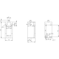 Siemens 3SE52120CC05 3SE5212-0CC05 pouzdro pro polohový spínač 240 V/AC 3 A zdvihátko bez aretace IP66, IP67 1 ks