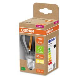 OSRAM HOMELIGHTING 4099854009617 LED Energetická třída (EEK2021) A (A - G) E27 klasická žárovka 5 W = 75 W teplá bílá (Ø x v) 60 mm x 60 mm 1 ks