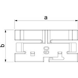 OBO Bettermann 6176122 montážní příslušenství (d x š) 24.8 mm x 48.8 mm 10 ks