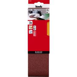 kwb 912506 sada brusného pásu Zrnitost 60 (d x š) 533 mm x 75 mm 3 ks