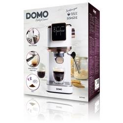 DOMO ESPRESSOMASCHINE 20Bar Kávovar bílá vč. kapslí