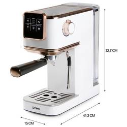 DOMO ESPRESSOMASCHINE 20Bar Kávovar bílá vč. kapslí