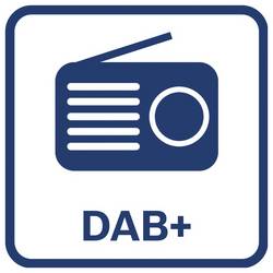 Bosch Professional GPB18V-3SC 06014A3300 odolné rádio, DAB+, FM, FM, DAB+, Bluetooth, Multiroom, prachotěsné, voděodolné, Funkce powerbanky