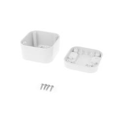 Hammond Electronics 1556BAWH univerzální pouzdro 80 x 80 x 60 plast ABS zpomalující hoření bílá 1 ks
