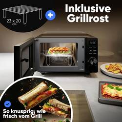 Profi Cook PC-MWG 1278 mikrovlnná trouba černá 700 W funkce časovače, funkce grilování
