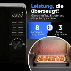 Profi Cook PC-MWG 1278 mikrovlnná trouba černá 700 W funkce časovače, funkce grilování