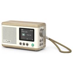 Pure Classic Mini Cotton White/Oak EU/UK/AUS 253799 stolní rádio, DAB+, FM, dub, bílá