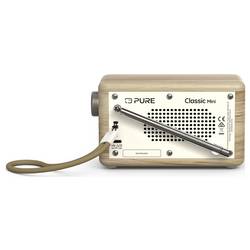 Pure Classic Mini Cotton White/Oak EU/UK/AUS 253799 stolní rádio, DAB+, FM, dub, bílá