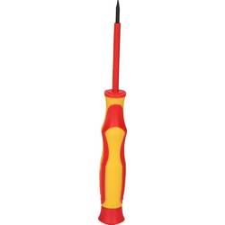 Přesný šroubovák s ochrannou izolací pro šrouby s drážkou, 2,5 mm KS Tools 500.6141