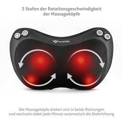 truelife RelaxBack B3 Charge masážní polštářek 24 W černá