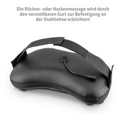 truelife RelaxBack B3 Charge masážní polštářek 24 W černá
