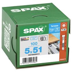 SPAX 0557000500513 sada kulatých šroubů do plechu 5 mm 51 mm T-STAR plus Nerezová ocel 100 ks