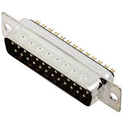 encitech DB25-SP 2101-0180-03 D-SUB kolíková lišta 180 ° Pólů: 25 pájecí kalíšek 1 ks Tray