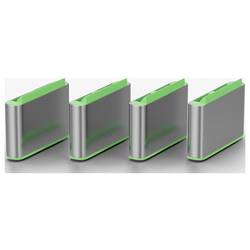 LINDY Zámek k portu USB-C® Lindy - Schloss für USB-C-Port - grün sada 4 ks zelená zámek s klíčem vč. 1 klíče 40426