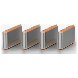 LINDY Zámek k portu USB-C® Lindy - Schloss für USB-C-Port - orange sada 4 ks oranžová zámek s klíčem vč. 1 klíče 40428