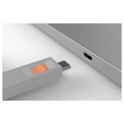 LINDY Zámek k portu USB-C® Lindy - Schloss für USB-C-Port - orange sada 4 ks oranžová zámek s klíčem vč. 1 klíče 40428