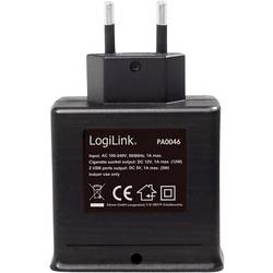 LogiLink Power Adapter USB nabíječka, USB, zásuvka cigaretového zapalovače, 12 W, černá