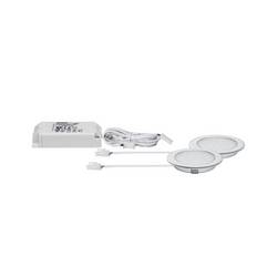 Paulmann 99920 LED vestavné svítidlo, LED, pevně vestavěné LED, 5 W, chrom (lesklý), sada 2 ks