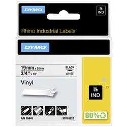 etikety DYMO IND RHINO 18445 vinyl Barva pásky: bílá Barva písma:černá 19 mm 5.5 m