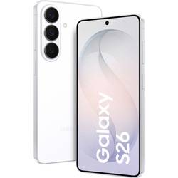 Samsung Galaxy S26 smartphone 256 GB, 16 cm (6.3 palec), bílá, Android™ 16, dual SIM