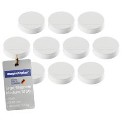 magnetoplan magnet Ergo Medium (Ø x v) 30 mm x 8 m kulatý bílá 10 ks 1664000