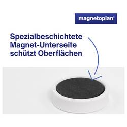 magnetoplan magnet Ergo Medium (Ø x v) 30 mm x 8 m kulatý bílá 10 ks 1664000