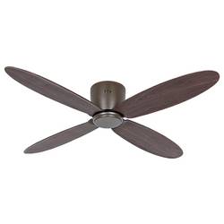 CasaFan ECO PLANO II 132 BZ-NB WiFi stropní ventilátor 28 W (Ø x v) 132 cm x 160 mm bronzová s dálkovým ovládáním, s časovačem, vhodný i pro zimní provoz,