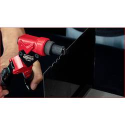 KS Tools 150.9820 Sada kleští na ruční nýty 3 v 1, otočná, 12 ks