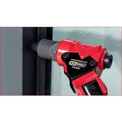 KS Tools 150.9820 Sada kleští na ruční nýty 3 v 1, otočná, 12 ks