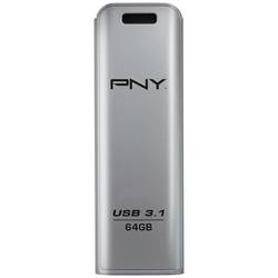 PNY Elite Steel USB flash disk 64 GB stříbrná FD64GESTEEL31G-EF USB 3.1