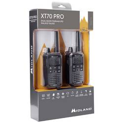 Midland Midland XT70 Pro PMR+LPD Blisterpack Schwarz C1465 PMR a LPD radiostanice sada 2 ks