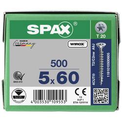 SPAX 1191010500605 R 88091 Senkkopf/T-STAR šroub do dřeva 5 mm 60 mm T-STAR plus ocel WIROX 500 ks