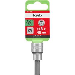 kwb 372708 vnější šestihran nástrčný klíč 8 mm 1 ks 3/8