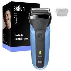 Braun Braun Rasierer Series 3 310 holicí strojek na tvář omyvatelný modrá, černá