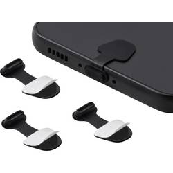 Renkforce USB-C® ochrana proti prachu pro mobilní zařízení, 3 ks/sada, černá