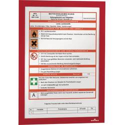 Durable 487203 DURAFRAME A4 - 4872 info rámeček, samolepicí páska DIN A4 červená (š x v) 236 mm x 322 mm 2 ks