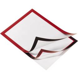 Durable 487203 DURAFRAME A4 - 4872 info rámeček, samolepicí páska DIN A4 červená (š x v) 236 mm x 322 mm 2 ks