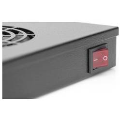Digitus DN-19 FAN-4-HO-SW 19 palec 4 x větrák pro datové skříně 1 U černá