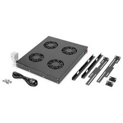 Digitus DN-19 FAN-4-HO-SW 19 palec 4 x větrák pro datové skříně 1 U černá