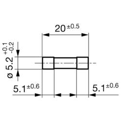 Schurter 0034.5031 sada pojistek G (Ø x d) 5 mm x 20 mm 0.063 A velmi pomalá -TT- Množství 1 ks Piece
