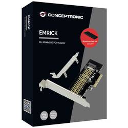 Conceptronic EMRICK M.2-NVMe-SSD-PCIe-Adapter karta PCI-Express PCIe 3.0 PCIe