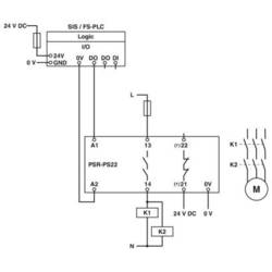 Phoenix Contact PSR-PS22-1NO-1NC-24VDC-SC ochranné relé, 24 V/DC, (š x v x h) 6.8 x 93.1 x 102.5 mm, 2702524, 1 ks