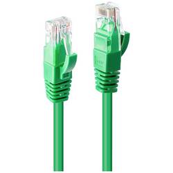 LINDY 48047 RJ45 síťové kabely, propojovací kabely CAT 6 U/UTP 1.00 m zelená S průchodkou chránící proti zlomení 1 ks