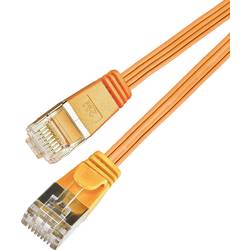 Wirewin 9120064012052 RJ45 síťové kabely, propojovací kabely CAT 6A U/FTP 0.25 m oranžová 1 ks
