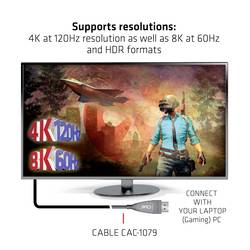 club3D DisplayPort kabel Konektor DisplayPort 20.00 m černá CAC-1079 Kabel DisplayPort
